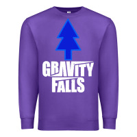 Purple gravity falls dipper blue pine premium Premium Sweatshirt - artisFamous