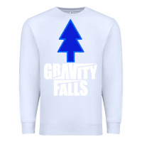 White gravity falls dipper blue pine premium Premium Sweatshirt - artisFamous