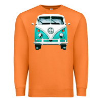 Carrot hippie surf van Premium Sweatshirt - artisFamous