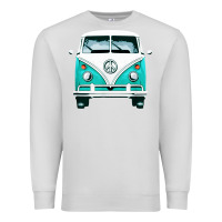 Dove Grey hippie surf van Premium Sweatshirt - artisFamous