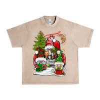 French Oak christmas gnome truck Urban Heavy Tee - BundleAndBundleShop