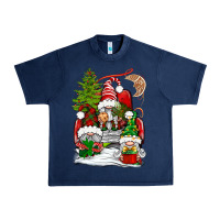 Navy christmas gnome truck Urban Heavy Tee - BundleAndBundleShop