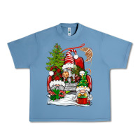 Pebble Blue christmas gnome truck Urban Heavy Tee - BundleAndBundleShop