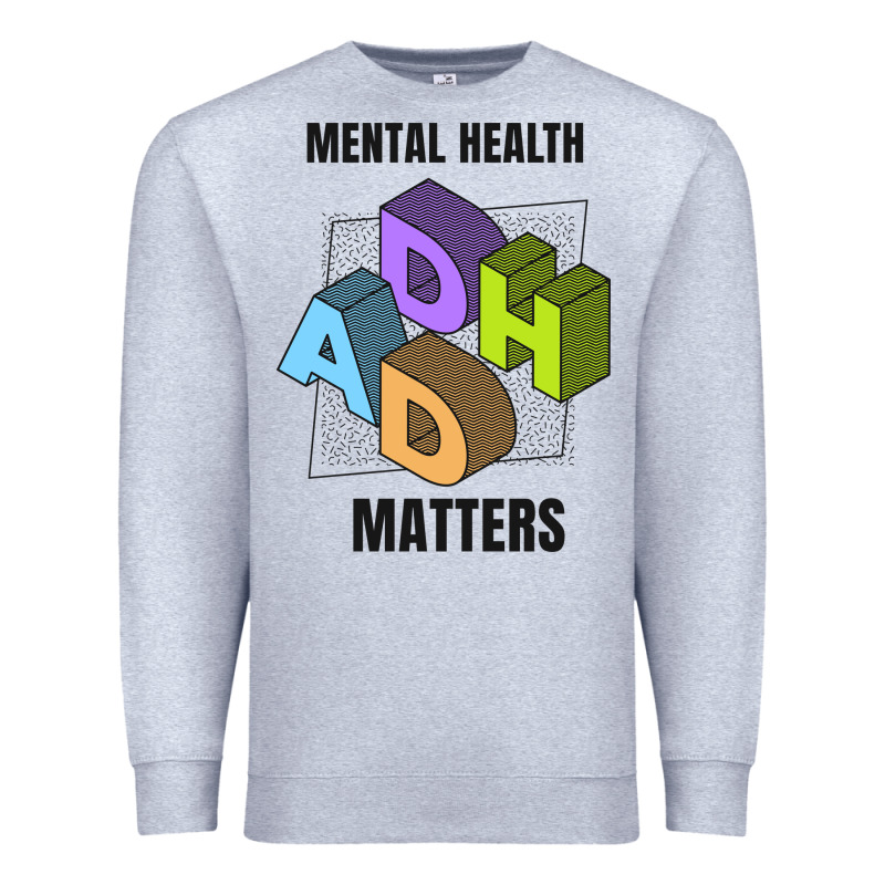 Adhd Mental Health Matters Premium Sweatshirt by artisFamous | Teevron