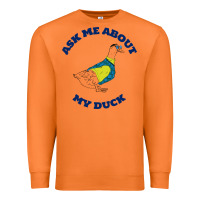 Carrot ask me about my duck Premium Sweatshirt - artisFamous