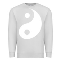 Dove Grey yin yang Premium Sweatshirt - artisFamous