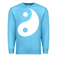Ocean Blue yin yang Premium Sweatshirt - artisFamous