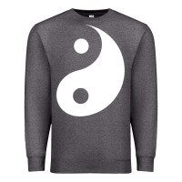 Charcoal Heather yin yang Premium Sweatshirt - artisFamous