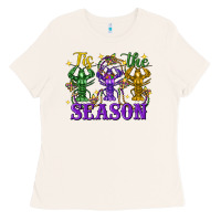 Tis The Season Crawfish Mardi Gras Ladies Tee | Teevron