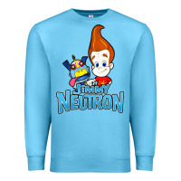 Ocean Blue jimmy neutron goddard title vintage poster Premium Sweatshirt - artisFamous
