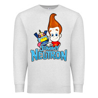 Oatmeal Heather jimmy neutron goddard title vintage poster Premium Sweatshirt - artisFamous