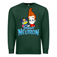 Sports Green jimmy neutron goddard title vintage poster Premium Sweatshirt - artisFamous