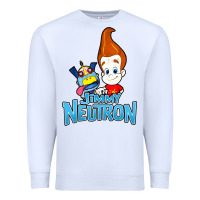White jimmy neutron goddard title vintage poster Premium Sweatshirt - artisFamous