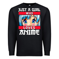 Just A Girl Who Loves Anime Japanese Cute Premium Sweatshirt | Teevron