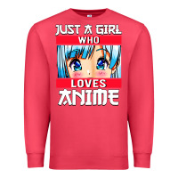 Cardinal just a girl who loves anime japanese cute Premium Sweatshirt - artisFamous