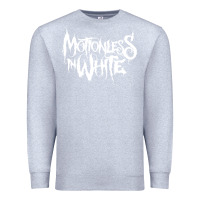 Heather Grey motionless in white Premium Sweatshirt - artisFamous