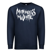 Navy motionless in white Premium Sweatshirt - artisFamous