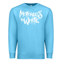 Ocean Blue motionless in white Premium Sweatshirt - artisFamous