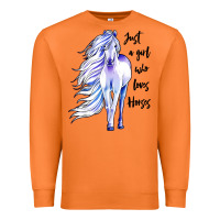 Carrot just a girl who loves horses Premium Sweatshirt - artisFamous