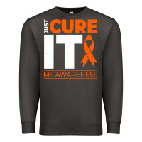Smoke just cure it ms multiple sclerosis awareness Premium Sweatshirt - artisFamous