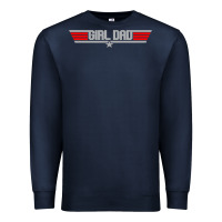 Navy girl dad   daughter's father dad appreciation gift t shirt Premium Sweatshirt - artisFamous