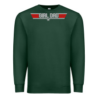 Sports Green girl dad   daughter's father dad appreciation gift t shirt Premium Sweatshirt - artisFamous