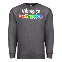Charcoal Heather kids vibing to cocomelon Premium Sweatshirt - artisFamous