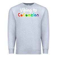 Heather Grey kids vibing to cocomelon Premium Sweatshirt - artisFamous