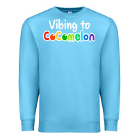 Ocean Blue kids vibing to cocomelon Premium Sweatshirt - artisFamous