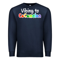 Navy kids vibing to cocomelon Premium Sweatshirt - artisFamous