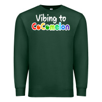Sports Green kids vibing to cocomelon Premium Sweatshirt - artisFamous