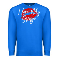 True Royal kiss lips i love my gringo wife girlfriend premium Premium Sweatshirt - artisFamous
