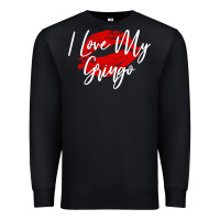 Black kiss lips i love my gringo wife girlfriend premium Premium Sweatshirt - artisFamous