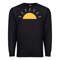 Black ray of sunshine Premium Sweatshirt - artisFamous