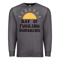 Charcoal Heather ray of sunshine Premium Sweatshirt - artisFamous