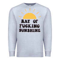 Heather Grey ray of sunshine Premium Sweatshirt - artisFamous