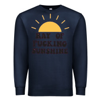 Navy ray of sunshine Premium Sweatshirt - artisFamous
