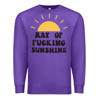 Purple ray of sunshine Premium Sweatshirt - artisFamous