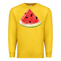 Lemon Watermelon Slice Png Premium Sweatshirt - artisFamous