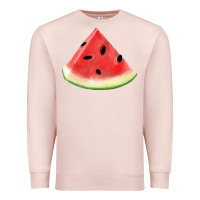 Pale Pink Watermelon Slice Png Premium Sweatshirt - artisFamous