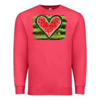 Cardinal Watermelon Heart Premium Sweatshirt - artisFamous