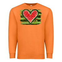 Carrot Watermelon Heart Premium Sweatshirt - artisFamous