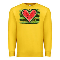 Lemon Watermelon Heart Premium Sweatshirt - artisFamous