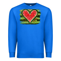 True Royal Watermelon Heart Premium Sweatshirt - artisFamous