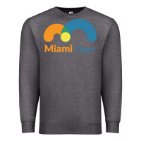 Charcoal Heather miami open Premium Sweatshirt - artisFamous
