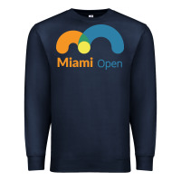 Navy miami open Premium Sweatshirt - artisFamous