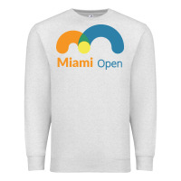 Oatmeal Heather miami open Premium Sweatshirt - artisFamous