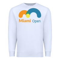 White miami open Premium Sweatshirt - artisFamous