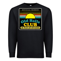 Black mens old balls club 40 years awesome Premium Sweatshirt - artisFamous