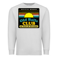 Dove Grey mens old balls club 40 years awesome Premium Sweatshirt - artisFamous